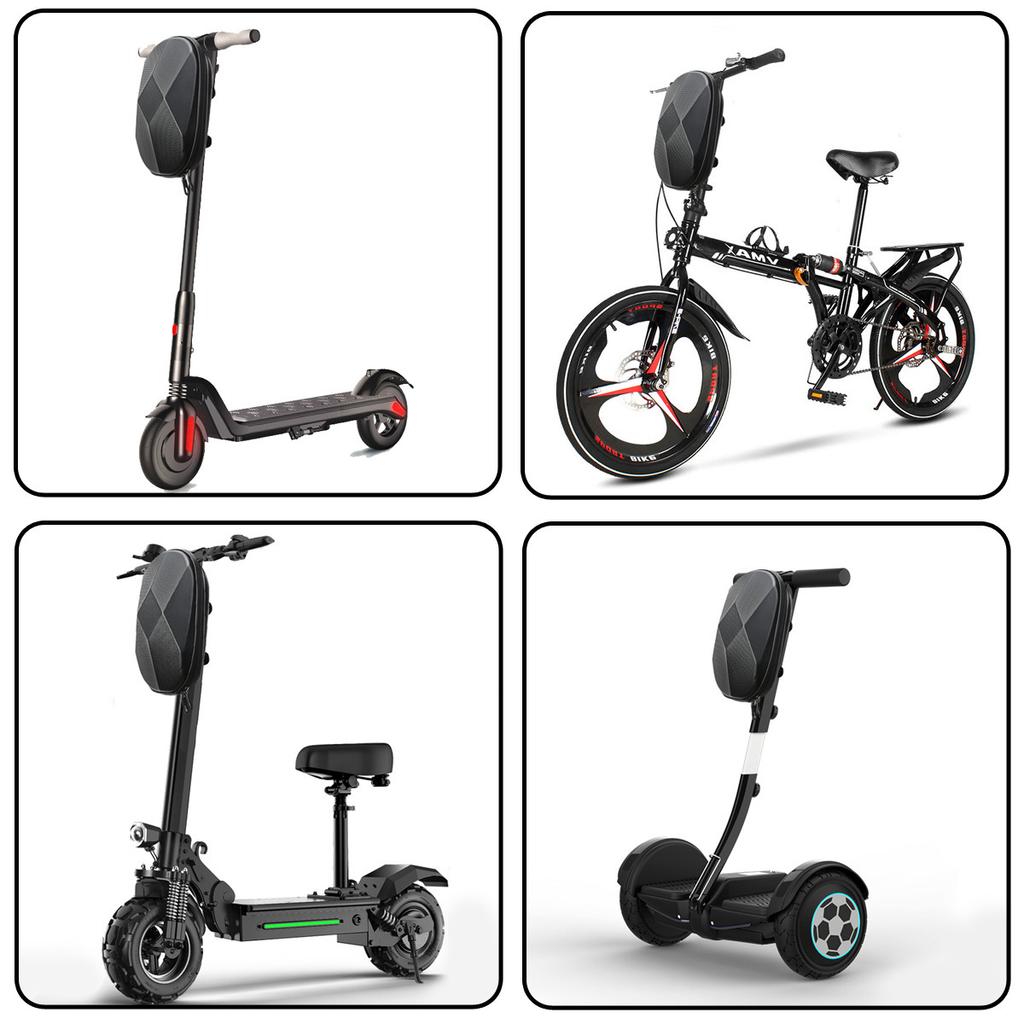 Electric Scooter Front Bag Waterproof EVA Hard Shell Bags Scooter Bicycle Hanging Storage Bag