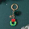 Christmas Festival Christmas Tree Santa Claus Hairball Bag Decoration Car Headphone Pendant Party Memorial Gift Bag Charm