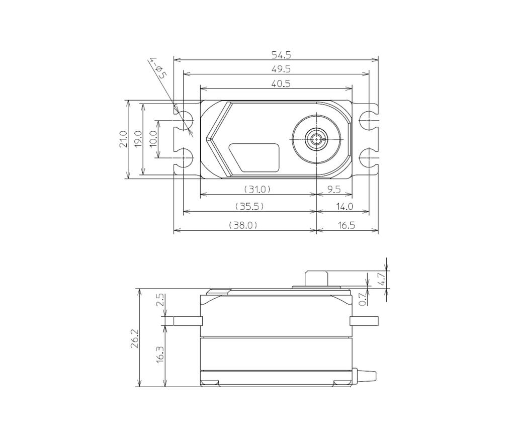 Futaba Electronics СЕРВО HPS-CT702 (Япония) (Автомобильный сервопривод) 00107386-3