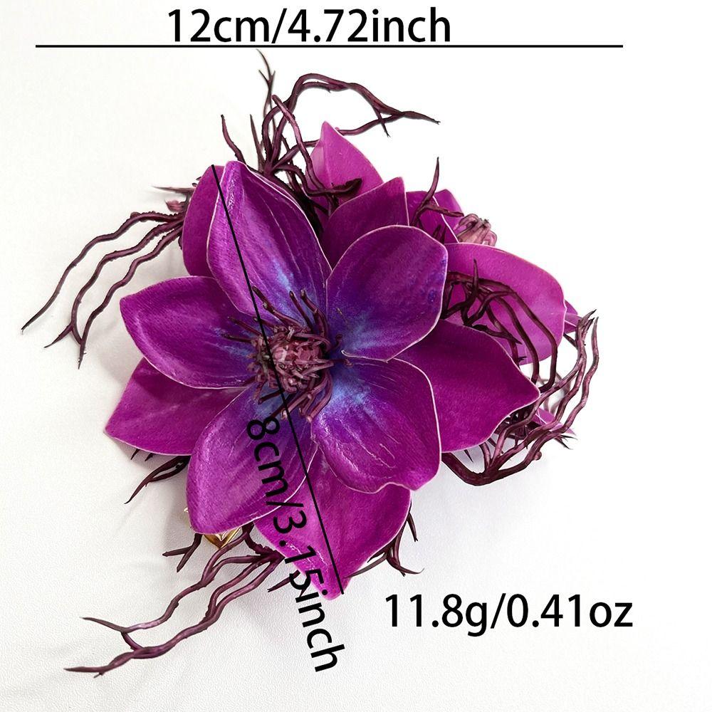 Fairy Flowers Hair Clips Sweet Barrette Hairpiece Hair Decoration Photo Props  for Women Girls