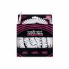 Genuine Ernie Ball 6045 Guitar Coiled Cable, 30 Feet, White, 9.14m