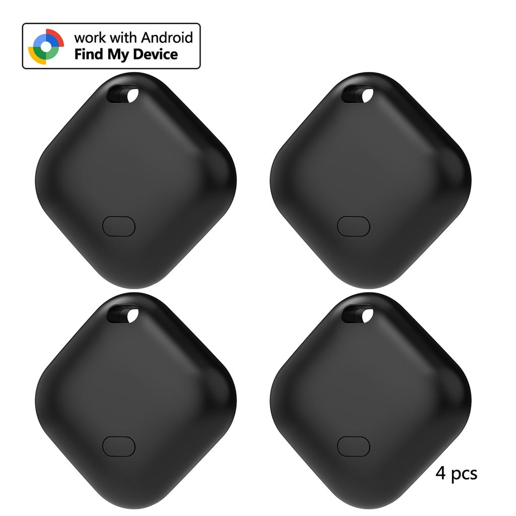Mini GPS Tracker Tag for Android System Google Find My Device Portable Locator Key Bag Anti-Lost Smart Bluetooth Tracker