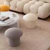 Nordic Ottomans Lovely Mushroom Fabric Art Makeup Stool Creativity Bedroom Step Round Stools Мебель для спальни Пуф для ног