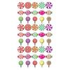 DIY Christmas Handmade Crafts Wooden Balls, Candy Stripe Tree Hanging Ornaments, Decorations Macaron Color Festive Pendant for Holiday Home Party Kids
