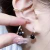 For Weight Loss Magnetherapy Germanium Earrings Lymphatic Drainage Ear Stud  For Weight Loss
