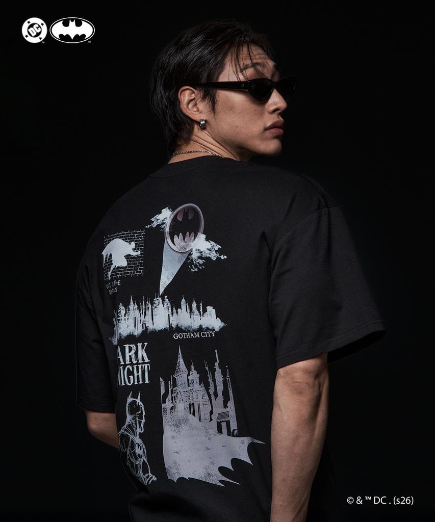JELEVE (Dc Comics Collection) Dark Knight Oversized Short Sleeve