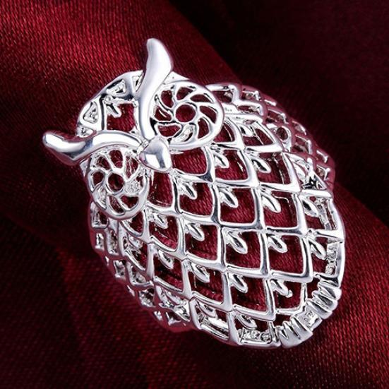 Женское кольцо с полым пальцем в форме совы, довольно милые аксессуары, подарок