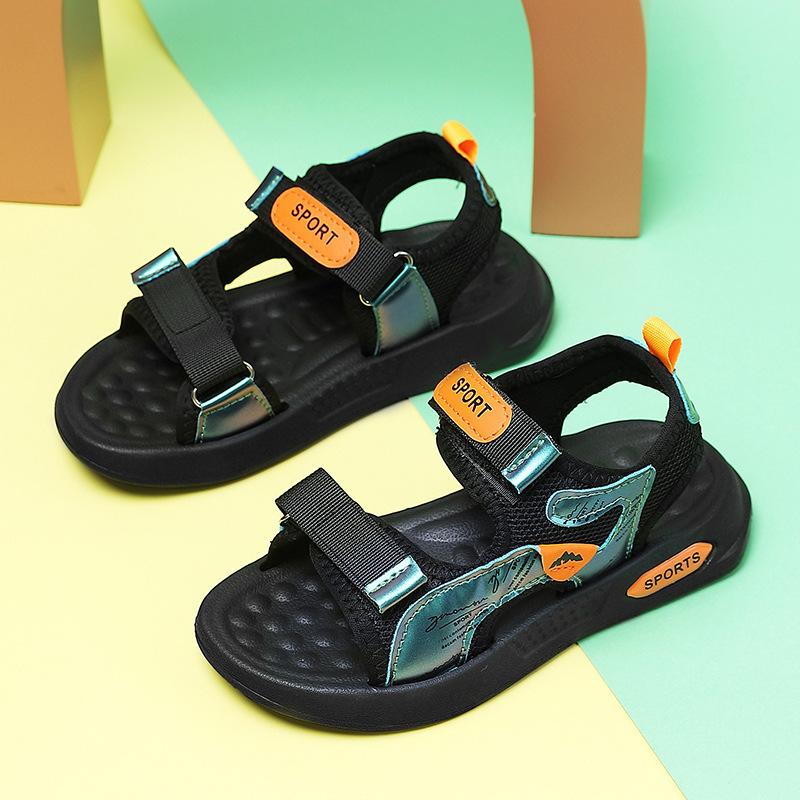 Children's shoes, boys' anti-slip shoes2026New summer collection: soft-soled beach sandals for boys, casual, lightweight, and durable