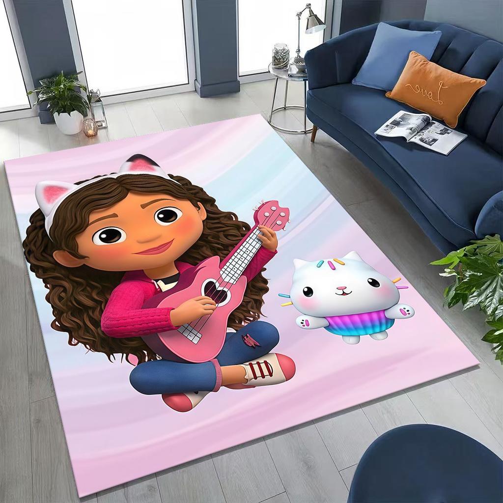3D Мультяшная Милая Кукла Габби Дом Девочки Подарок Коврик для Спальни Гостиной Дивана Дома Придверный Коврик Декор, Большой Детский Нескользящий Напольный Коврик