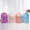 Clamshell Mini Desktop Trash Can Rocking Lid Small Garbage Can Household Living Room with Cover Bedside Storage Bucket Paper Basket