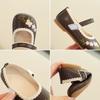 Новые осенние детские туфли принцессы на мягкой подошве Single Shoes