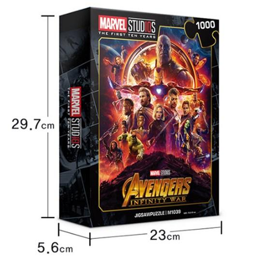 Пазл «Мстители Marvel 10th Anniversary» M1039, популярные корейские пазлы