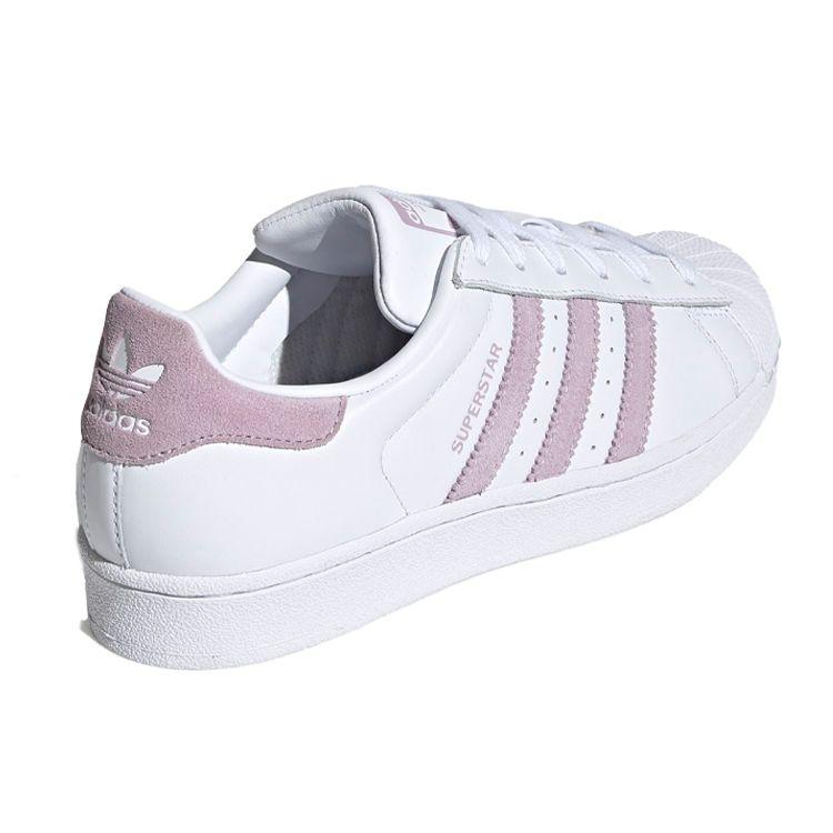 adidas Оригинальные кроссовки Superstar с низким верхом Женские кроссовки Розовые EE7400