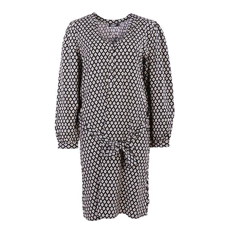 Платье Dayia с черно-белым графическим принтом для женщин DEELUXE 74