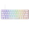 MonsGeek FUN60 Ultra Wired Gaming Keyboard with TMR Aluminum Rapid Akko Glare Magnetic English 8K MagMech Switch SnapKeys and White Sensor, Body,