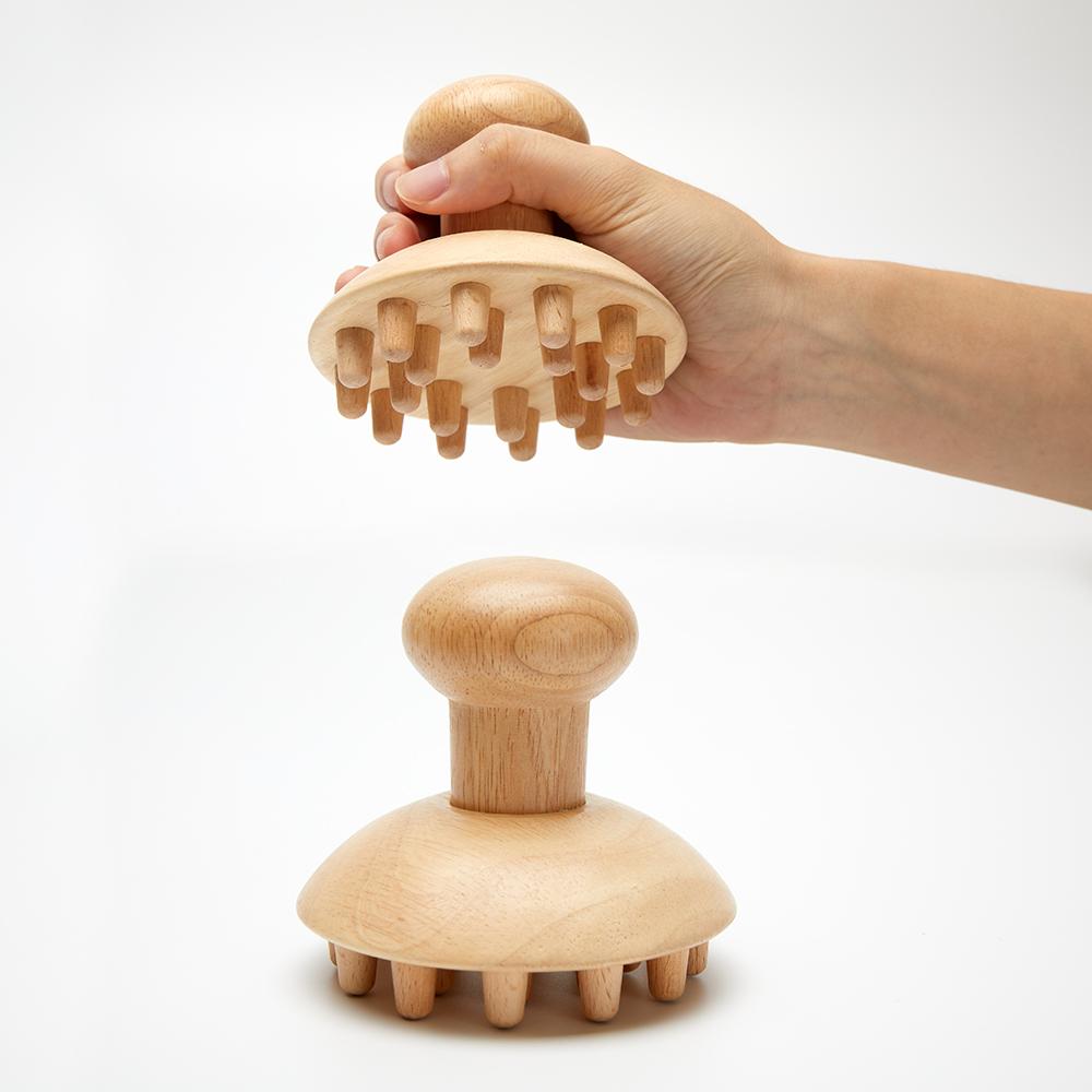 Деревянный массажер для терапии Быстрый антицеллюлитный инструмент Гуа Ша Массажер для глубокой релаксации тканей для тела Ролик для мадеротерапии Красота Здоровье