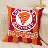 Fried Chicken PPopeyeS Cushion Cover Pillowcase Ultra Soft Skin Friendly Fabric Cloud Like Comfort  Concealed Zipper