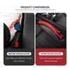 Car Logo Seat Gap Filler Soft Suede Side Seam Leak Pad Plug Spacer Accessories For KIA Cerato Soul Venga Forte Spectra Sedona BU9