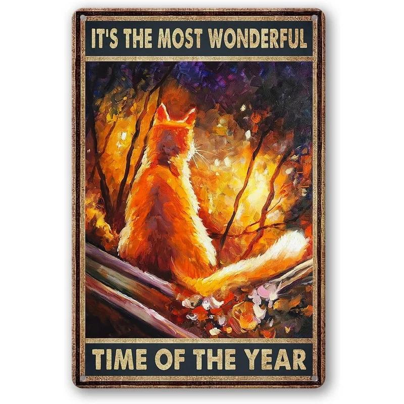 Смешной декор для кошек Металлические жестяные таблички Я делаю что хочу Милые кошки Постеры Настенное искусство Знак для эстетики Ванная комната Сад Домашнее украшение