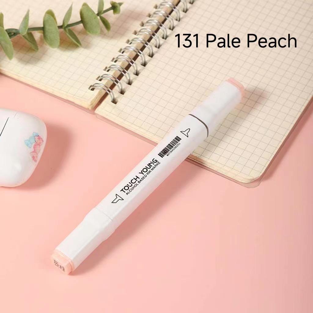 6th Gen Double Tip White Square Barrel Oil-Based Marker for Drawing & Hand-Painting