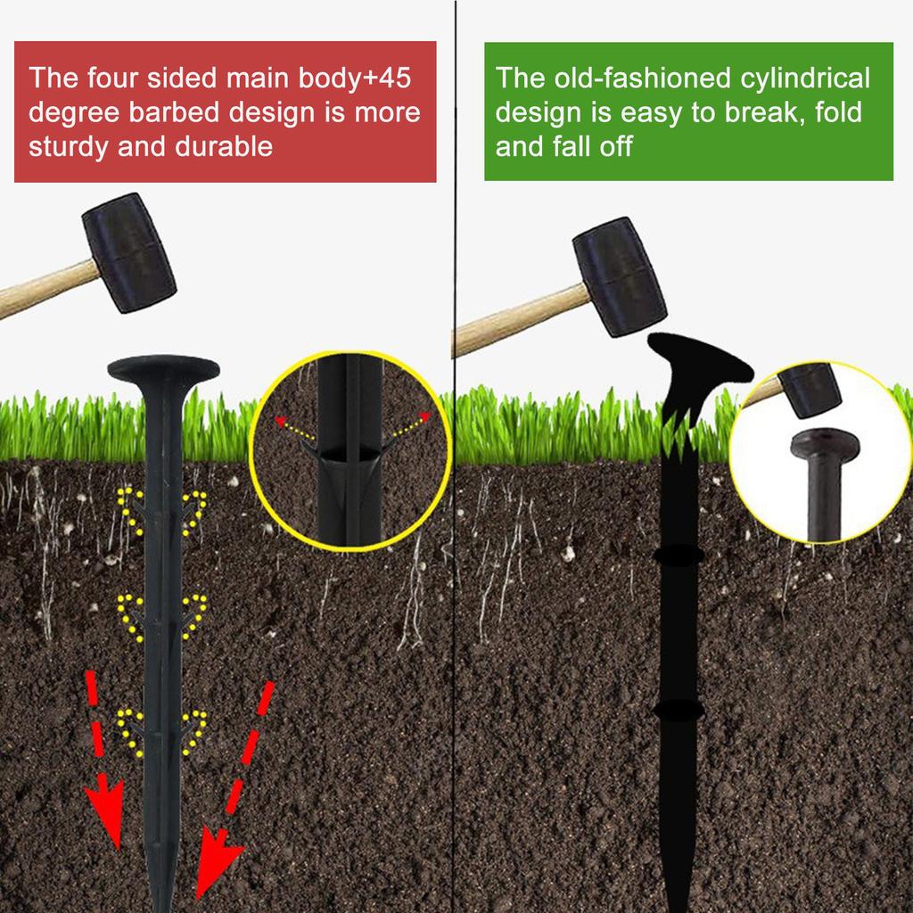 Садовые гвозди, ткань для борьбы с травой, гвозди для пола, сетка для защиты от солнца, ткань для борьбы с травой, сетка для борьбы с насекомыми, фиксированные гвозди для заземления