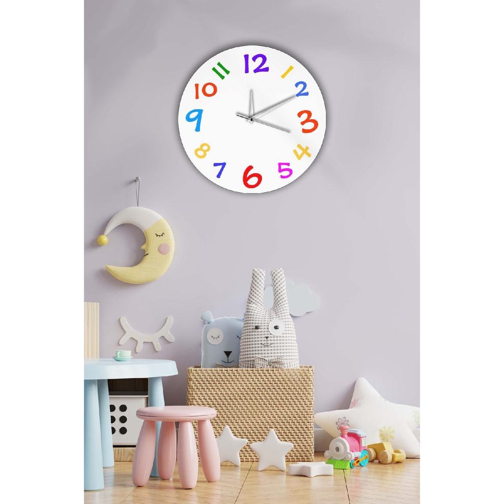 Decorative Children's Room Wall Clock 30x30cm