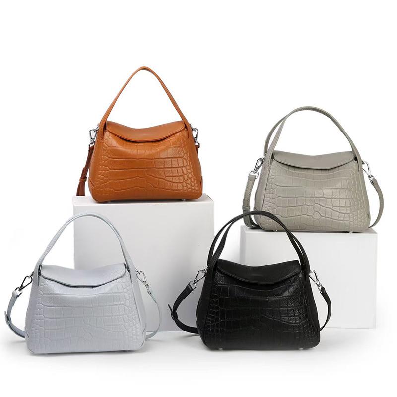 Первый слой коровьей кожи Новая сумка Повседневная Универсальная Натуральная кожа Женская сумка Сумка через плечо