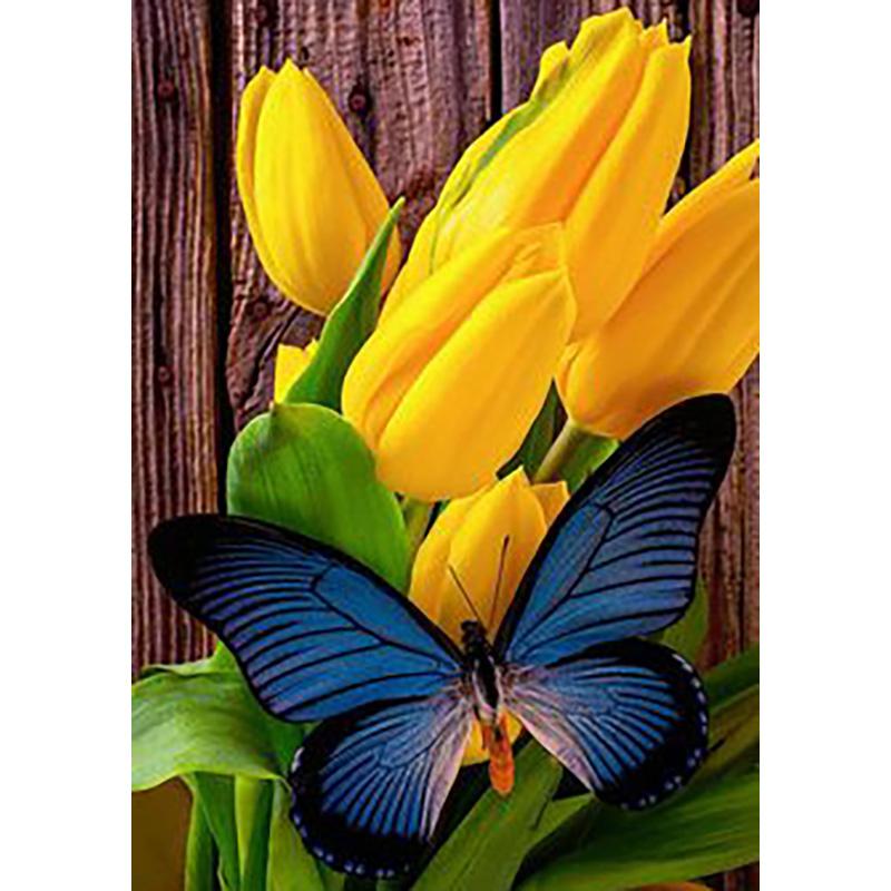 DIY 5D алмазная живопись Бабочка полная круглая дрель цветочная Алмазная вышивка крестиком мозаика стены книги по искусству домашний декор подарок