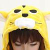 Animal Cute Yellow Tiger Adult Onesie Pajamas Kigurumi Women Men Sleepwear Set Cosplay Children Boys Girls Kid Clothes