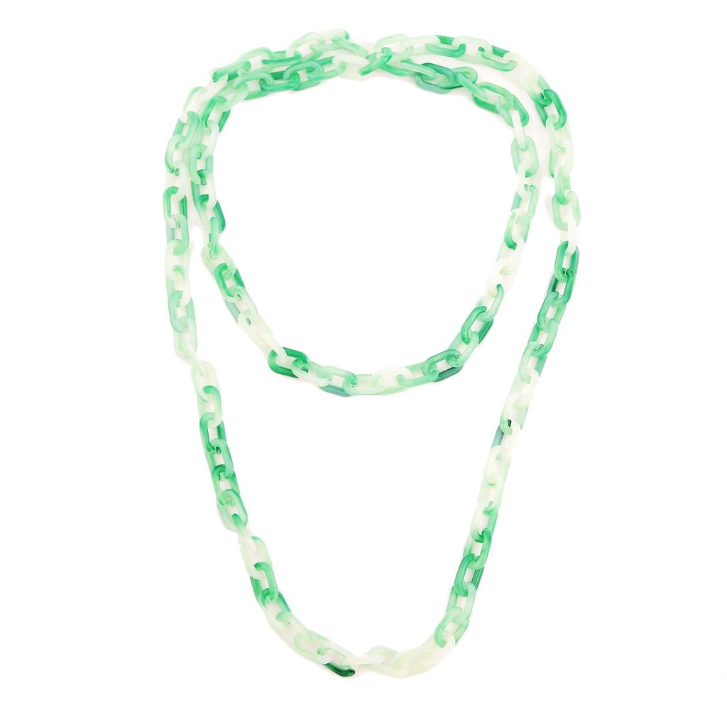 Ожерелье для женщин Аксессуарыins Двухслойная цепочка для свитера Длинный крест Персонализированное акриловое ожерелье Ювелирные изделия Красивое элегантное ожерелье для нее