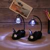 Creative Resin Cat Animal LED Night Lights Ornaments Home Decoration Small Cat Night Lamp For Child Kids Toys Gifts Table Lamps