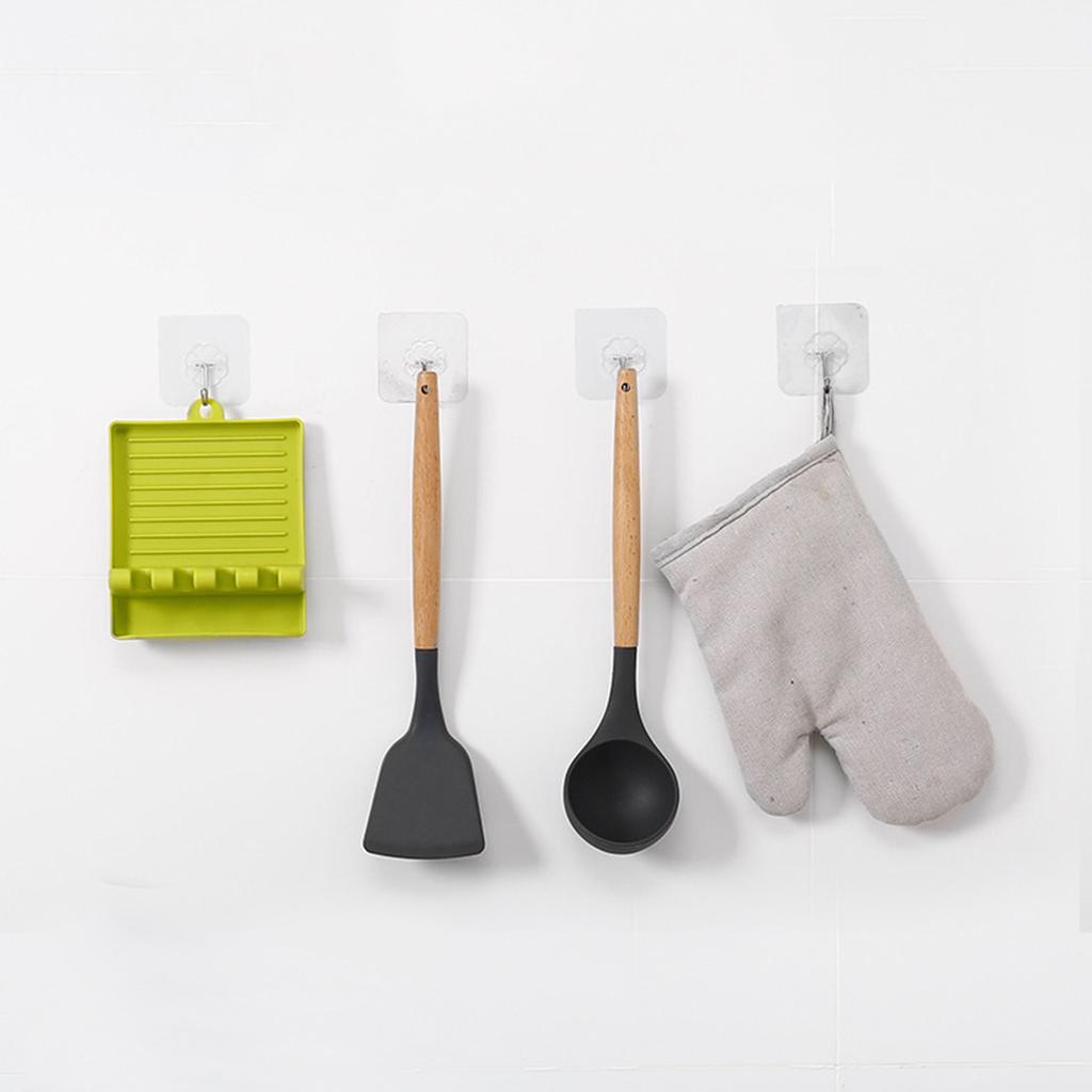 Ложка для супа, кухонная полка, держатель для полки, подставка-органайзер для крышки кастрюли из полипропилена, белый цвет