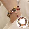 Women Bracelet Colorful Smooth Vintage Aexquisite Elastic Luxury Lightweight Bracelet Release Stress Enhance Well-being Lady Lightweight Bracelet
