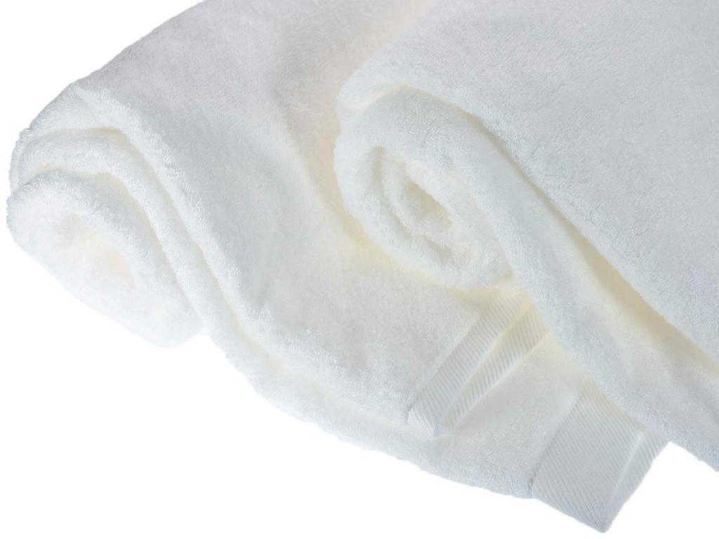 Imabari Certified Brand Supima Cotton Imabari Angel Towel Bath Towel Set of Imabary (60x125cm, 2) (Off-White)
