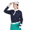 Женская рубашка-поло с длинным рукавом Ping Apparel (Влагоотводящий, Быстросохнущий, Защита от УФ-лучей) / Гольф / 622-4261900 120_Темно-синий L