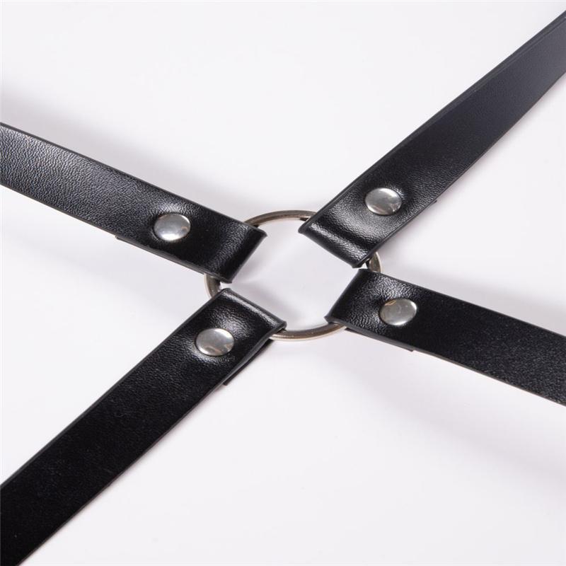 SM сексуальные женские кожаные ремни с бантом, подвязки, чулки, подтяжки, ремни, наручники, бондаж для тела, ремень для ног, товары для взрослых, секс-игрушки для пар