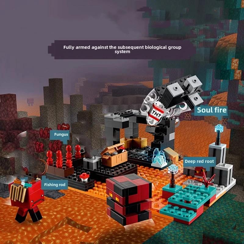 Товар Блок Мир Нижний Мир Крепость Серия Ад Подземелье Сборка Мальчики Игрушки