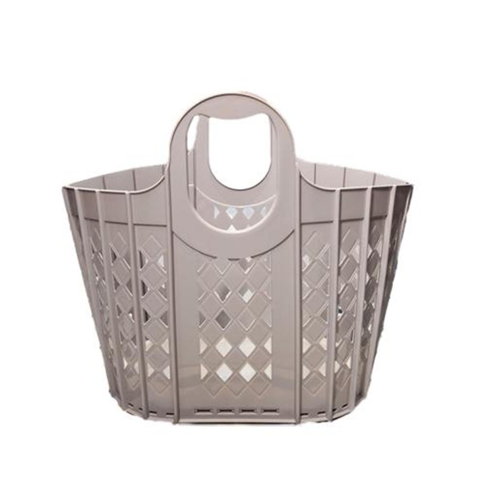 Складная пластиковая корзина для белья из полипропилена, водонепроницаемая корзина для хранения грязной одежды в ванной, переносная корзина с ручкой для переноски