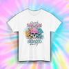 Sarcasm Shirt Skull Floral Funny Quote Edgy Dark Humor Attitude Tee S-5XL