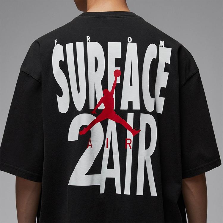 Jordan Воздушная Повседневная Дышащая Спортивная Футболка с Коротким Рукавом Мужские Топы IF1805010