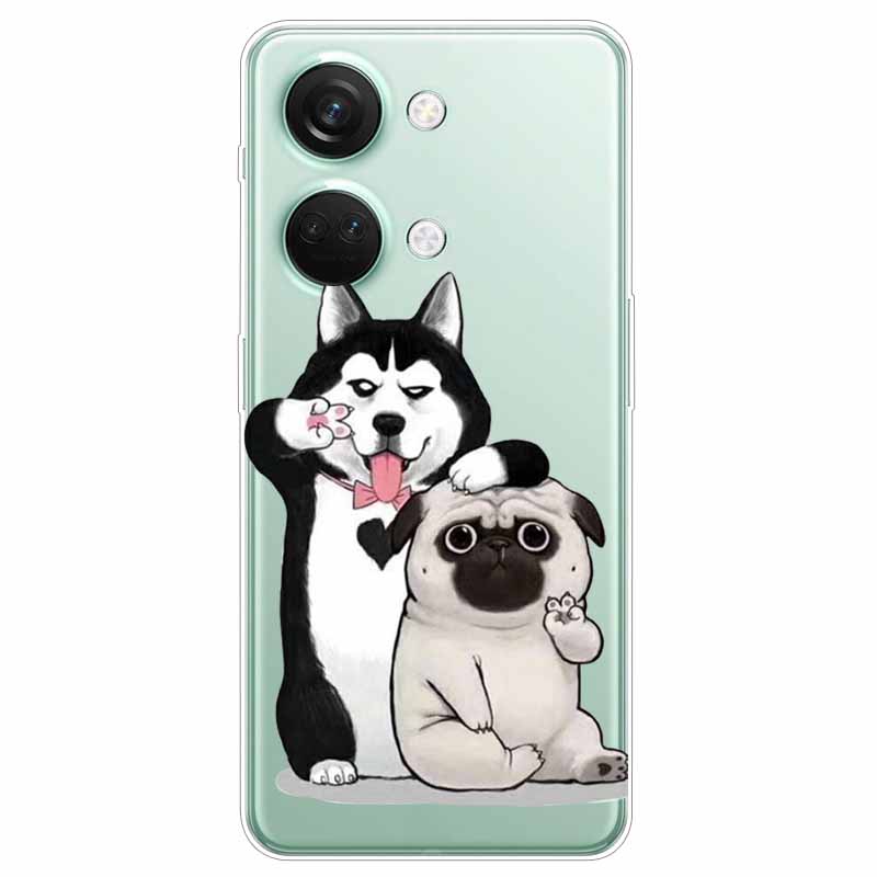 Чехол для One Plus Nord 3 5G, ТПУ, мягкий, прозрачный, сова, собака, прозрачный Funda для Oneplus Nord 3 2023, силиконовый, тонкий корпус, 1 + Nord3 Capa