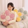 Flower Shaped Chair Cushion Plush Sofa Decor Cushion Multifunctional Flower Pillow  Office