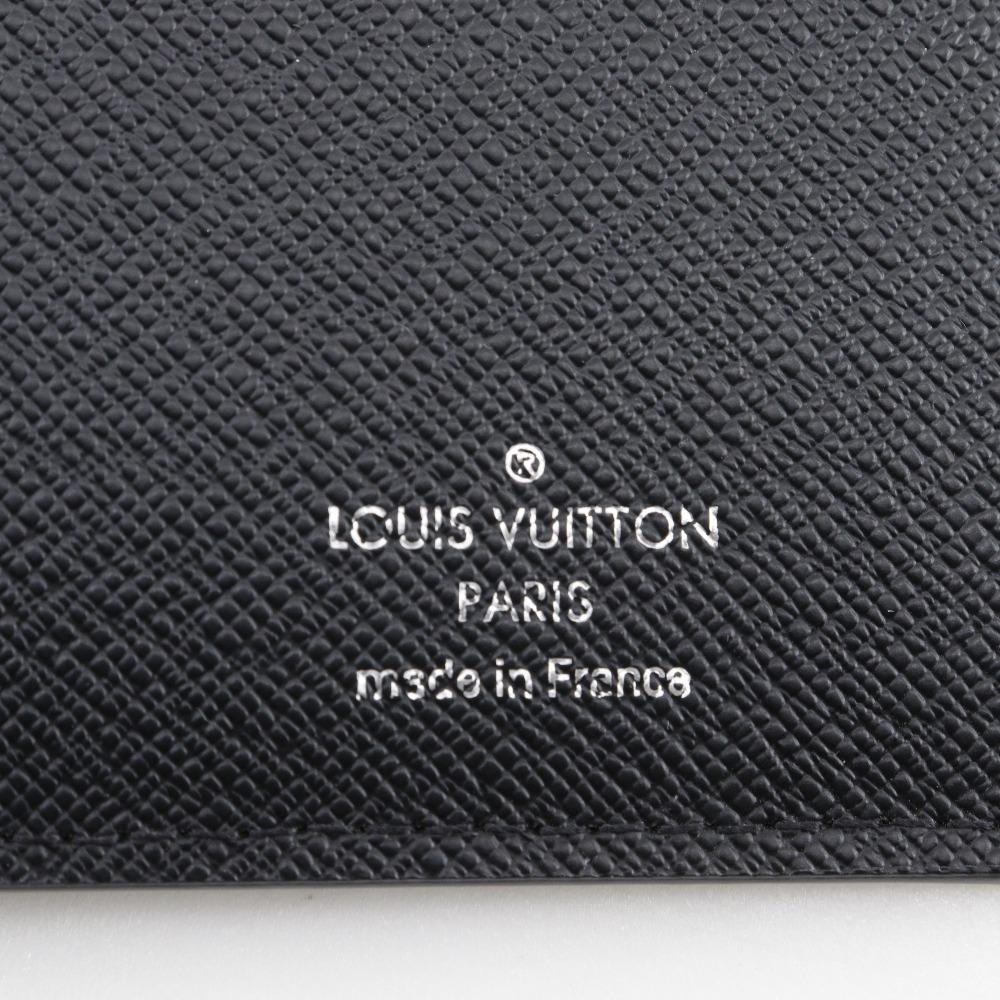 Louis Vuitton Portefeiulle Braza Purse M30501 Noir Black Taiga Mens Used