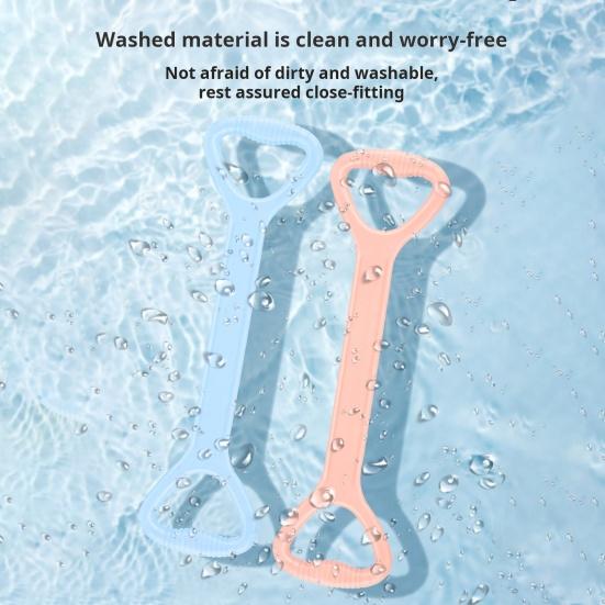 Фитнес-лента сопротивления Figure 8 с противоскользящей ручкой для мужчин и женщин, растяжка плеч, сила