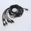 Эффективный USB-кабель для зарядки, шнур питания с разъемами USB 5Pin и Type C для одновременной зарядки шести устройств