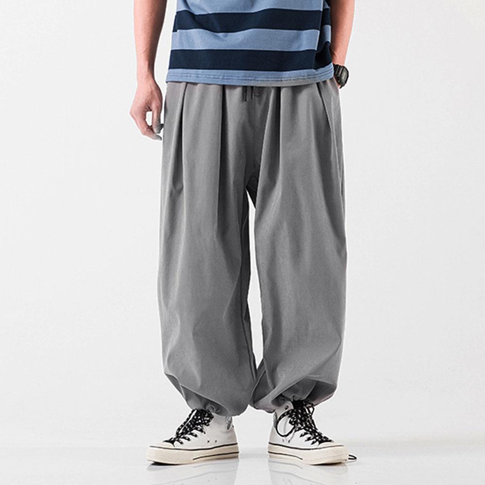 Уличная одежда Шаровары Мужские мешковатые беговые шаровары Комбинезоны Спортивные штаны Негабаритные повседневные широкие брюки Бегуны Мужские брюки