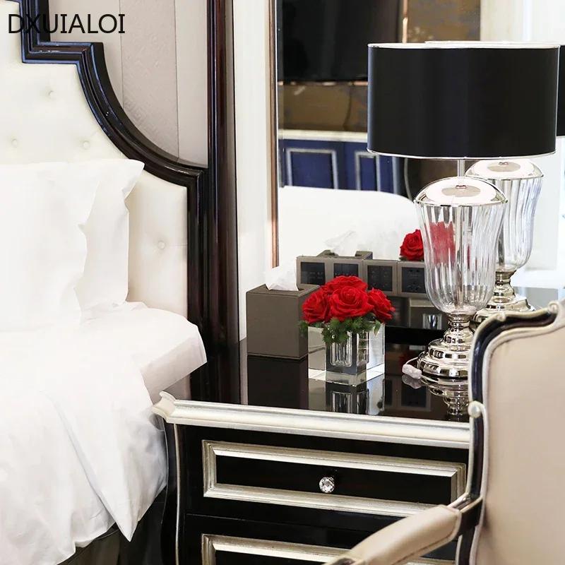 Ваза из прозрачного стекла Современная простота Цветочный горшок Гидропонный контейнер для растений Аксессуары для украшения дома Цветочные вазы