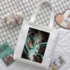 Women's Bag Cartoon Genshin Impact Shopper Bag Y2K Casual Fashion Women Shoulder Bag Japanese Harajuku Large Capacity Canvas Bag
