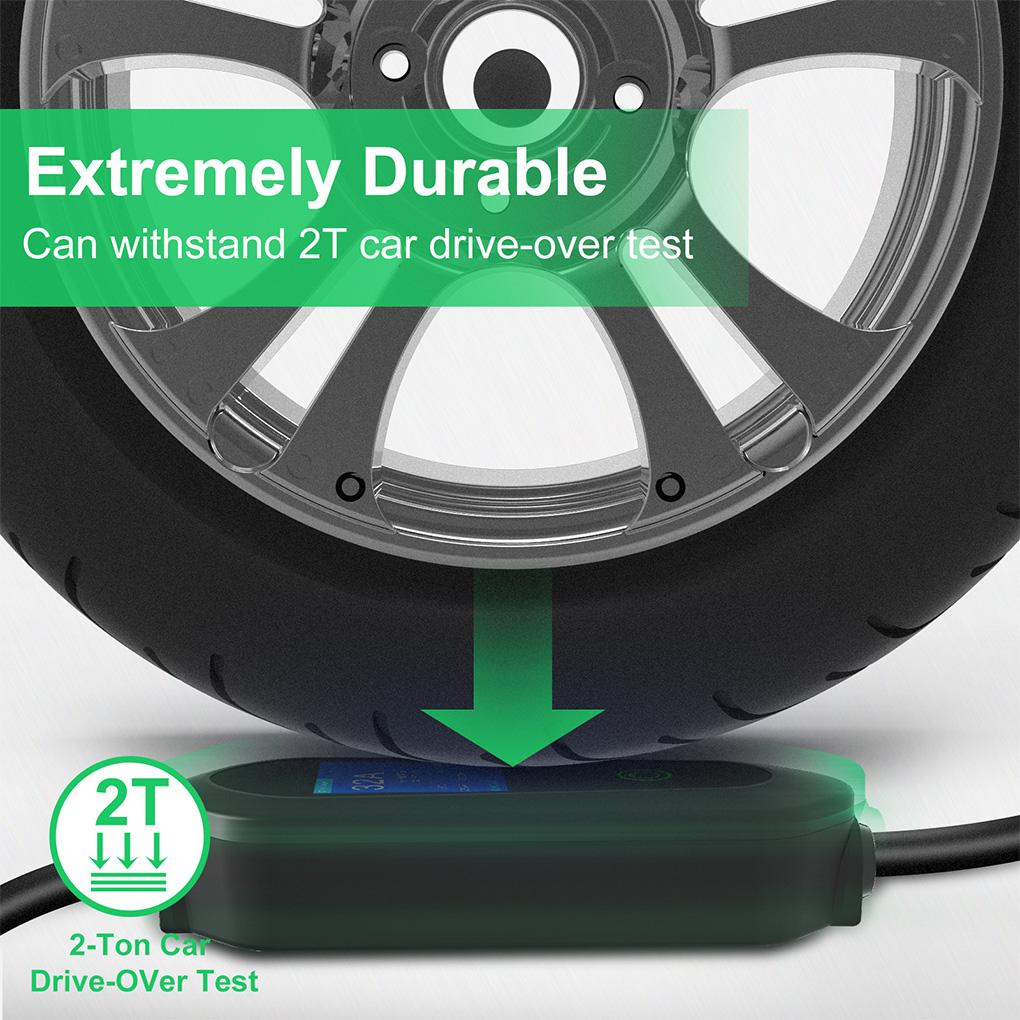 Portable Electric Vehicle Charger 3.5KW 16A IP65 Waterproof Type-2 APP WiFi Bluetooth Smart Charging Station