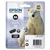 EPSON Cartouche D'encre T2611 Noir Photo - Ours Polaire (C13T26114010)